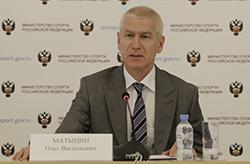 Министр спорта Российской Федерации Олег Матыцин