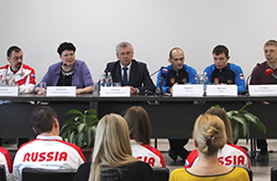 Пресс-конференция посвящённая успехам спортсменов ГБУ РМ «САШ Е. В. Швецова сурдлимпийского и паралимпийского резерва»